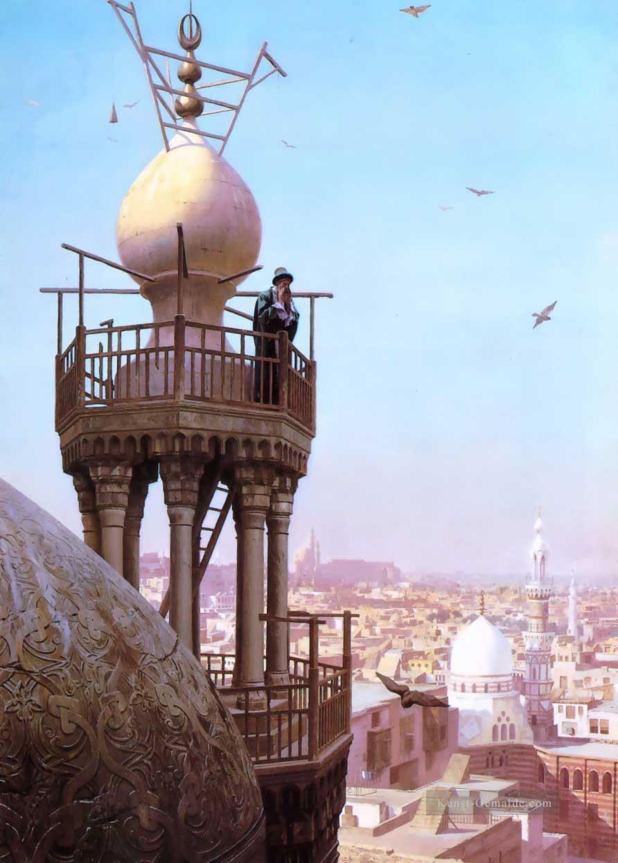 die Muezzins zum Gebet griechisch Araber Orientalismus Jean Leon Gerome Ölgemälde